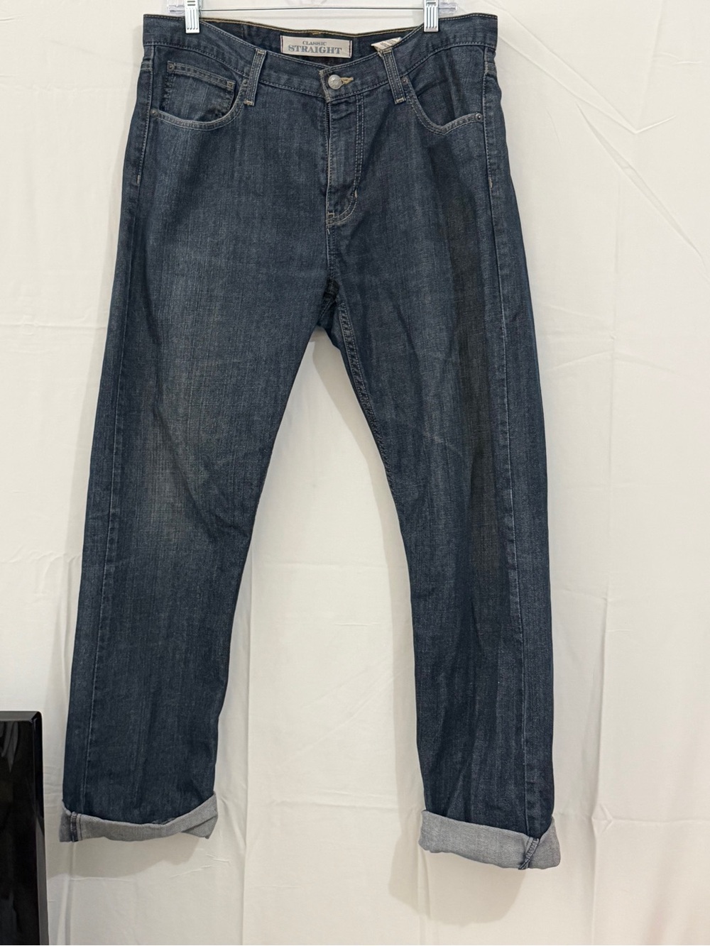 Men's Straight Jeans in Dark Indigo - Classic Everyday Fit